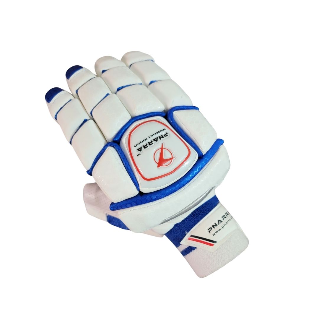 PNARRA Original Batting Gloves | White\Blue