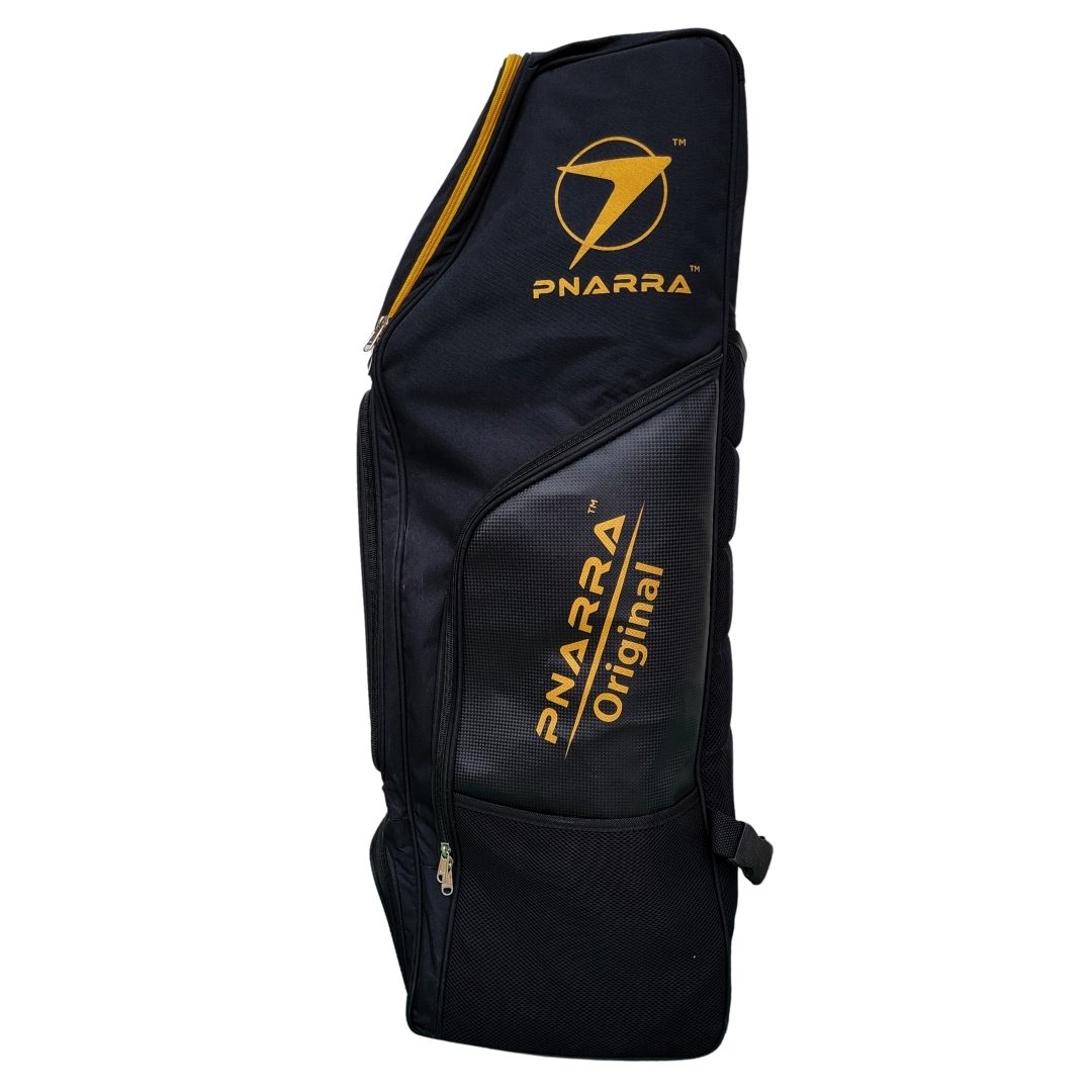PNARRA Player Series Duffel Wheel Cricket Kit Bag - Black