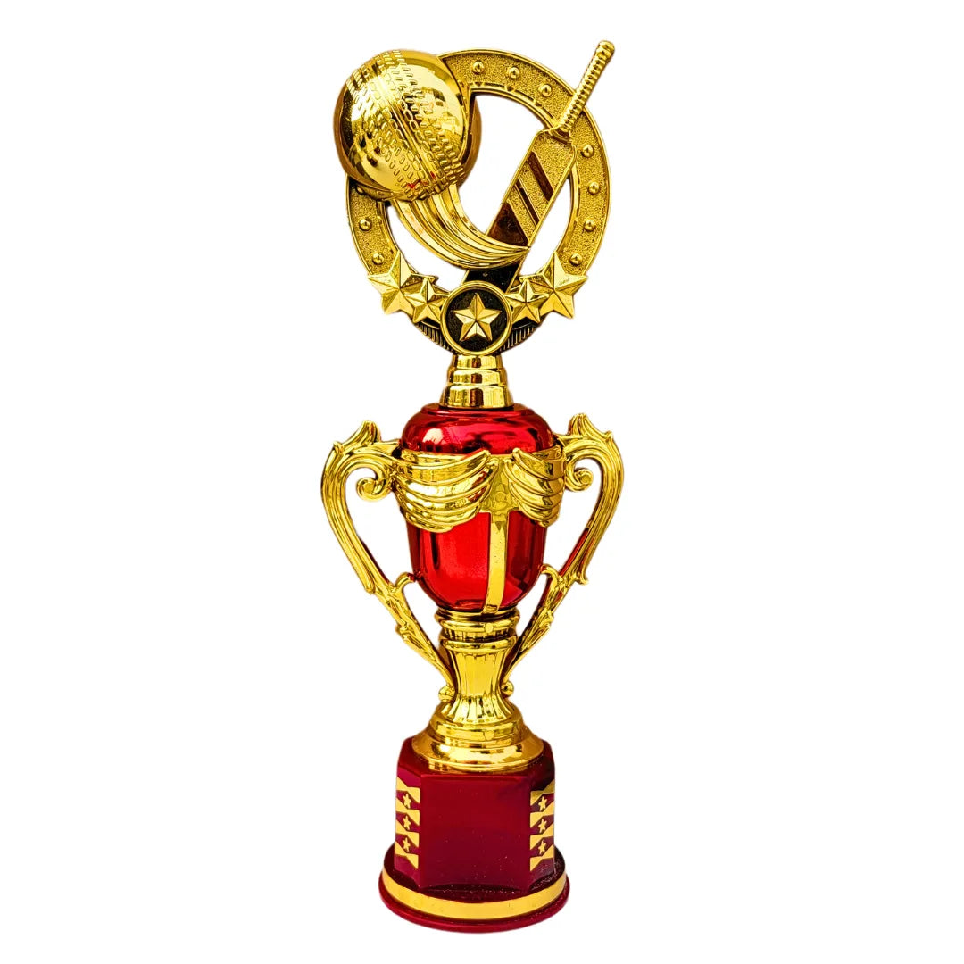 Cricket trophy for team championship or series winner
