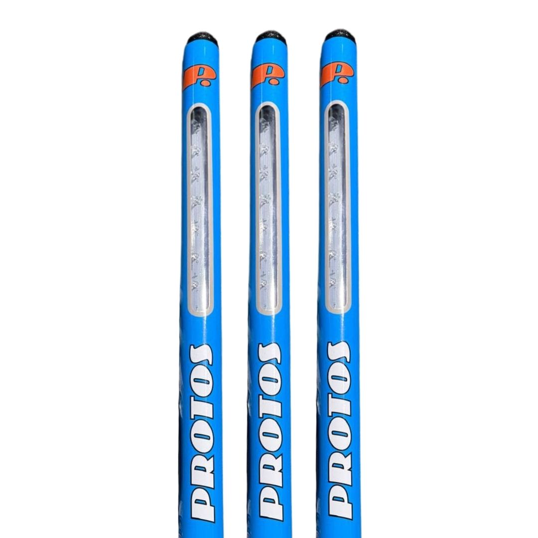 PROTOS Flashing LED Wicket Stumps & Bails for Night Cricket Matches