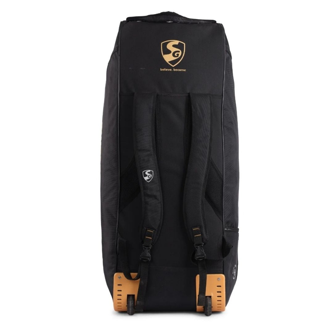 SG Duffle Wheel 22 Yard X1 Cricket Kit Bag | Black
