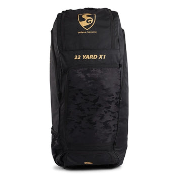 SG Duffle Wheel 22 Yard X1 Cricket Kit Bag | Black