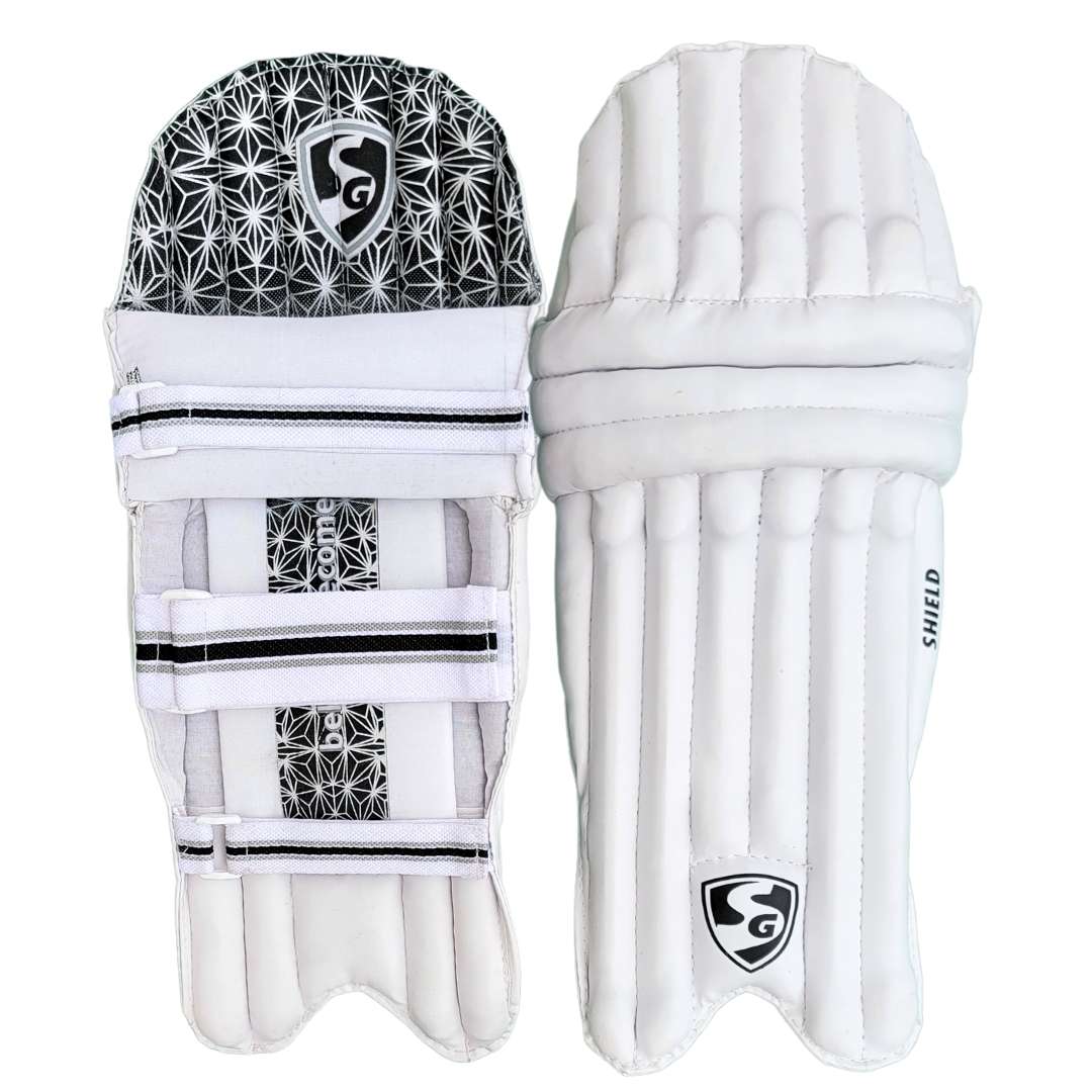 SG Shield Cricket Batting Pads for Juniors – White