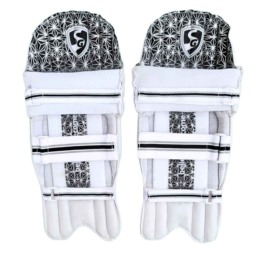 SG Shield Cricket Batting Pads for Juniors – White