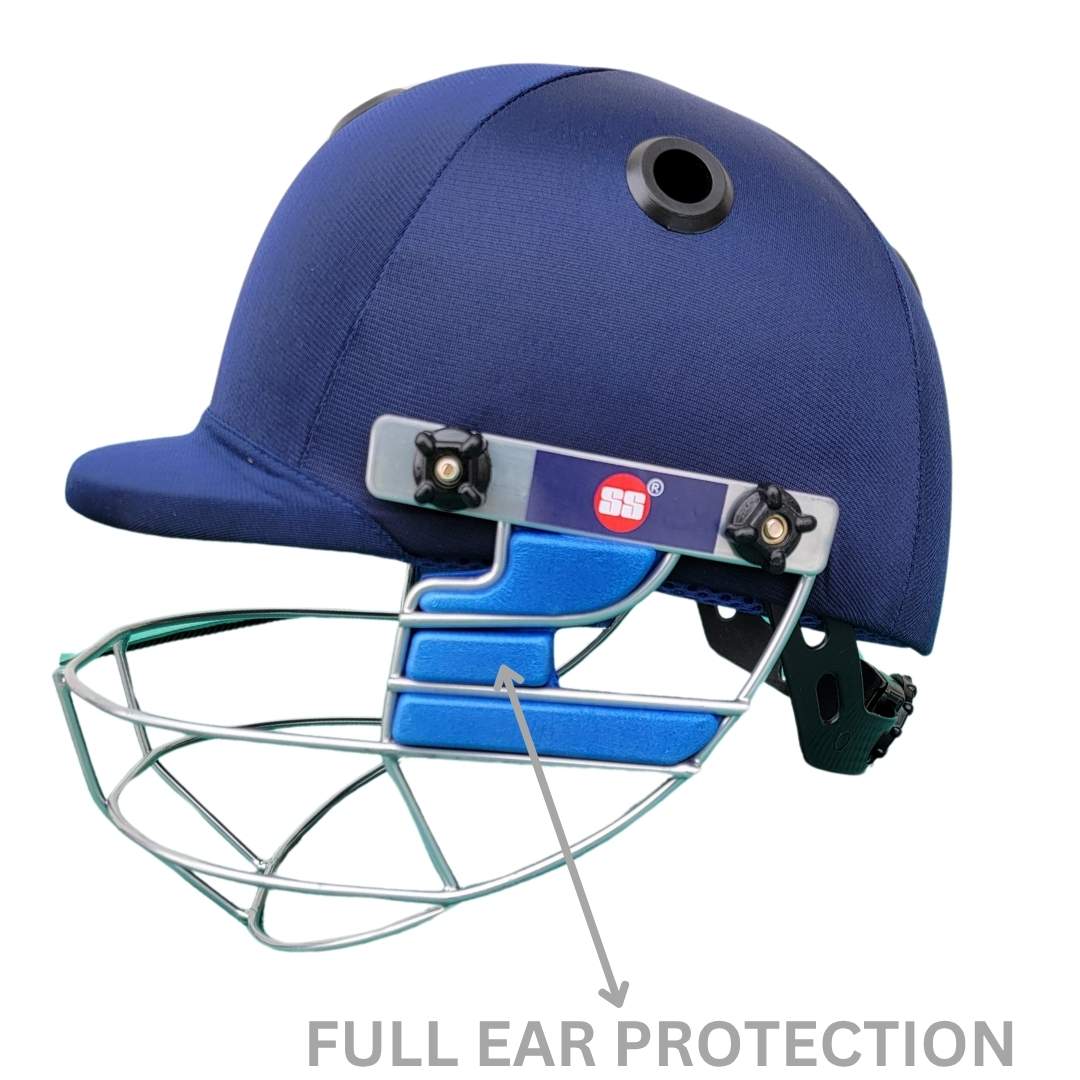 SS Cricket Helmet - Ear Protection Features