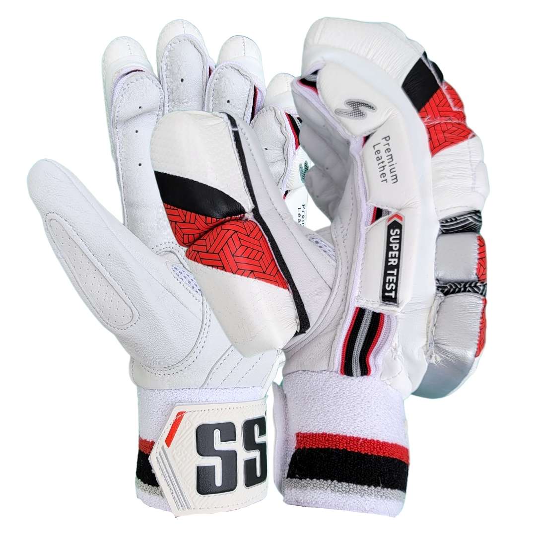 SS SUPERTEST Cricket Batting Gloves Youth – Right-Handed Fit