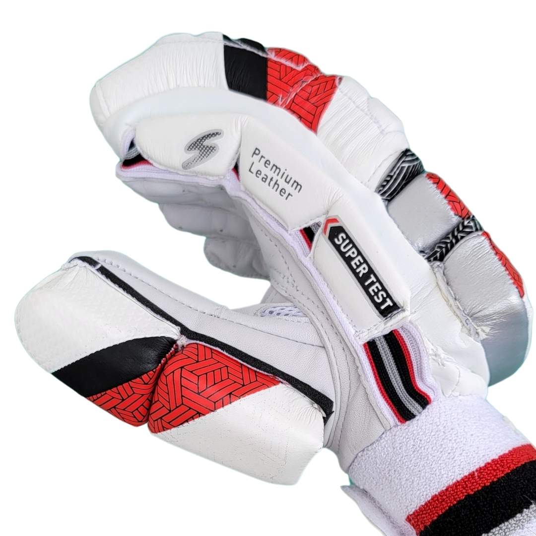 SS SUPERTEST Cricket Batting Gloves Youth – Right-Handed Fit