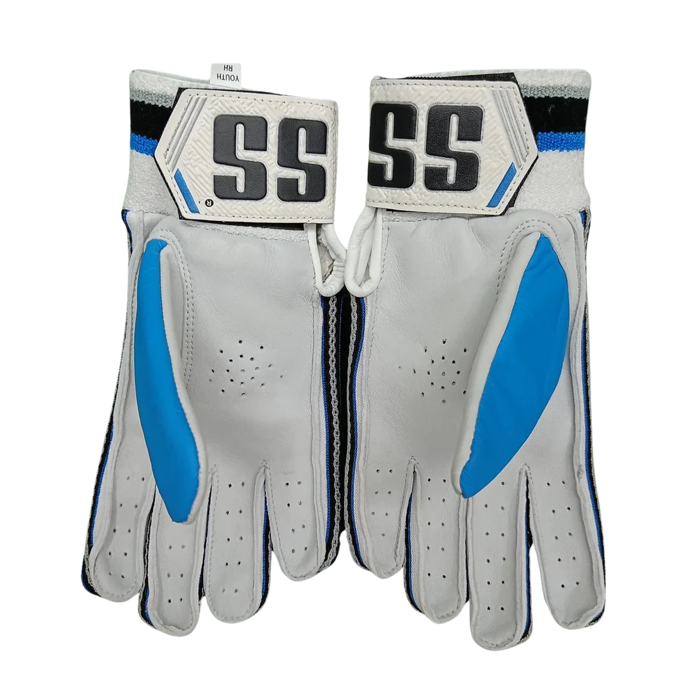 Gloves specifically designed for indoor cricket using tennis balls.