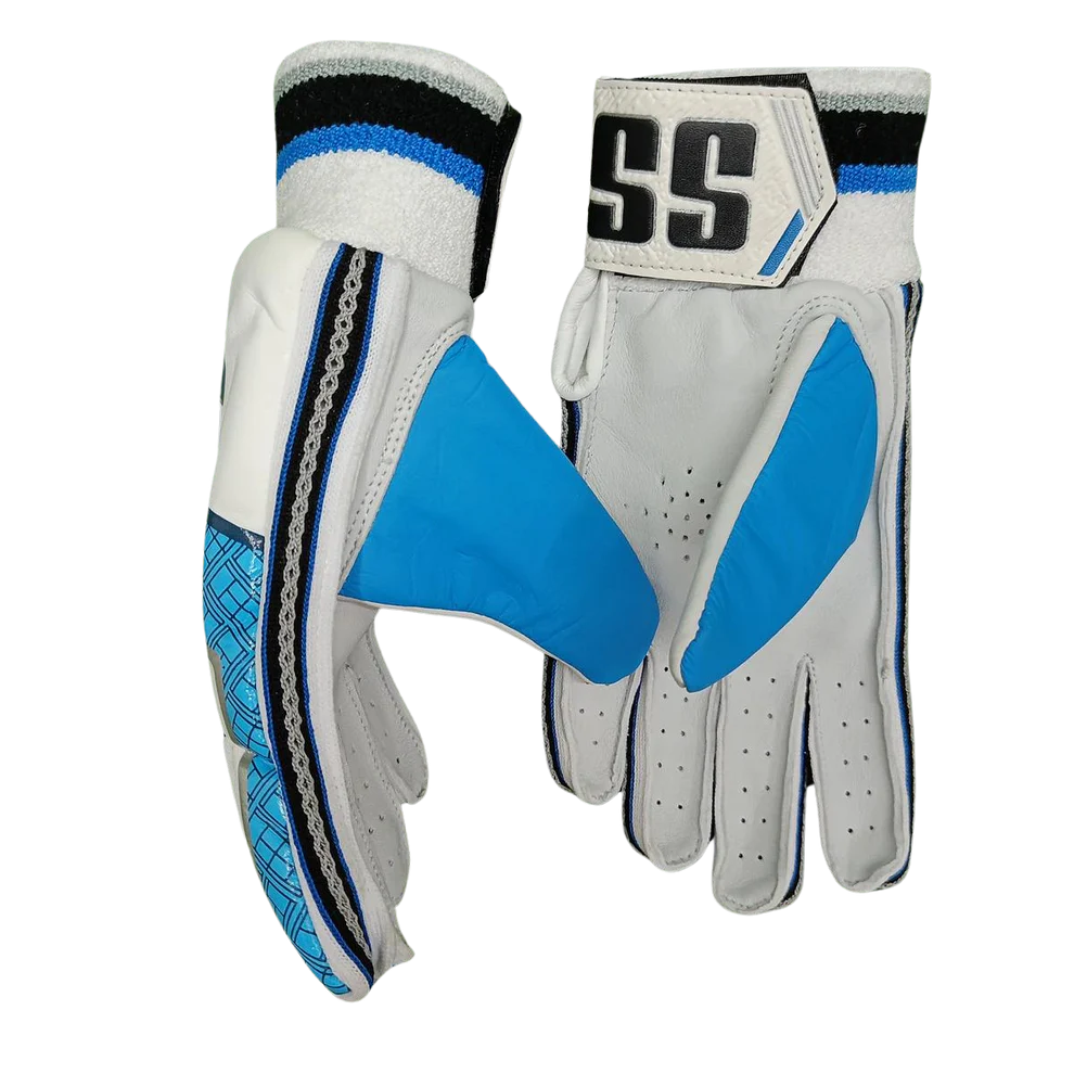 Gloves specifically designed for indoor cricket using tennis balls.