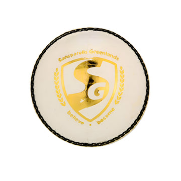 SG Club White Cricket Leather Ball
