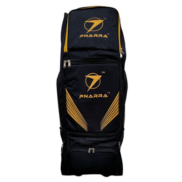 PNARRA Player Series Duffel Wheel Cricket Kit Bag - Black