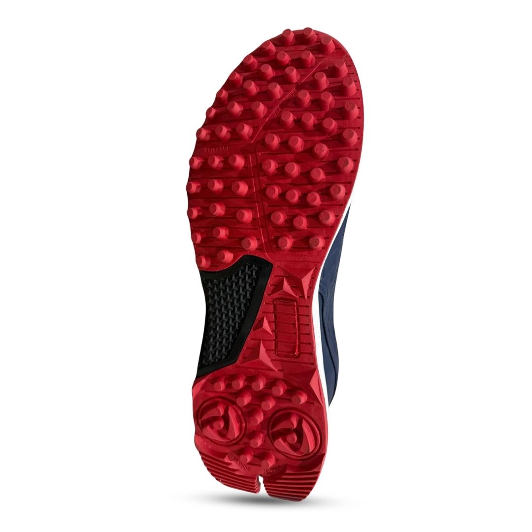 PNARRA Cricket Rubber Spikes Shoes | Navy Blue