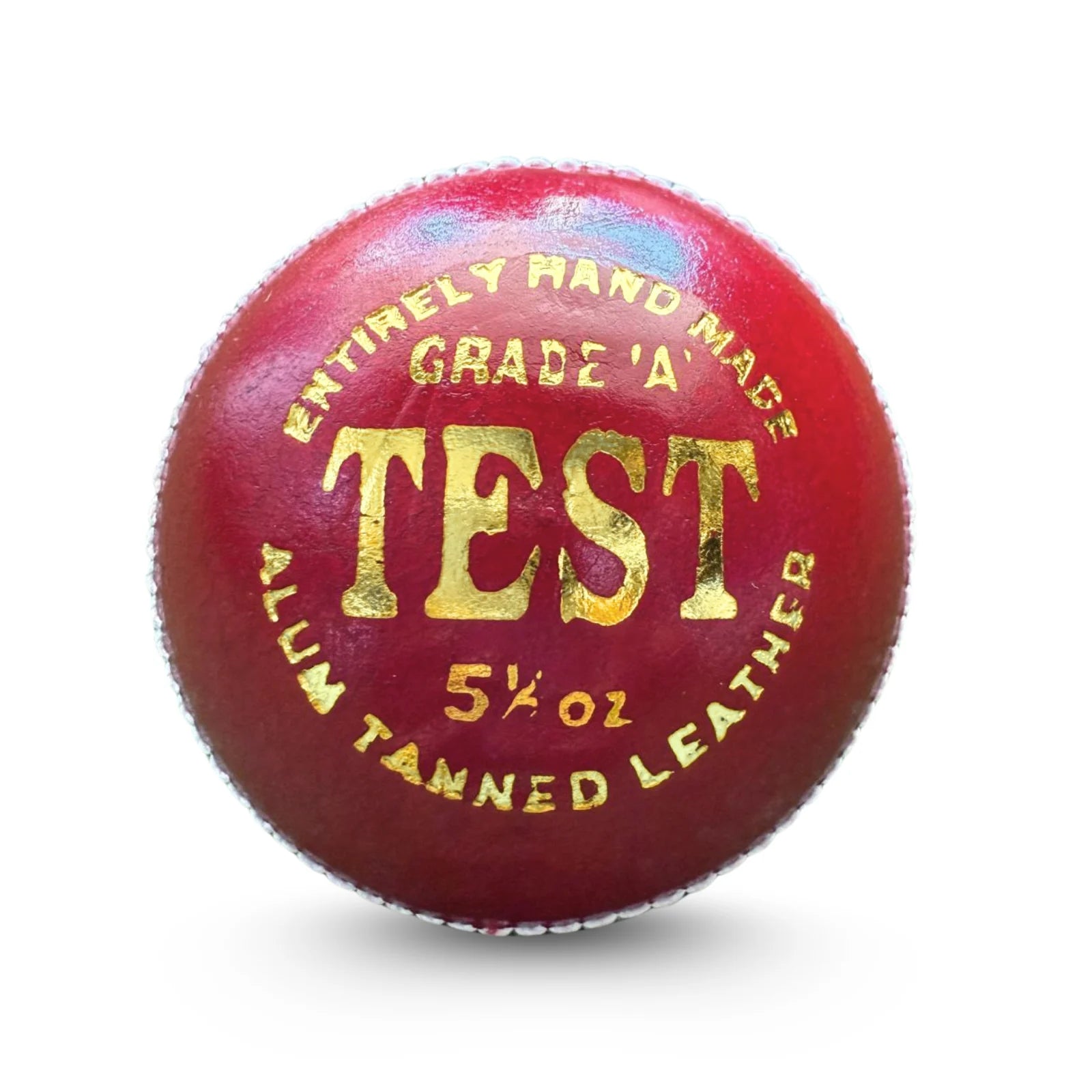 PNARRA Test Red Cricket Leather Ball