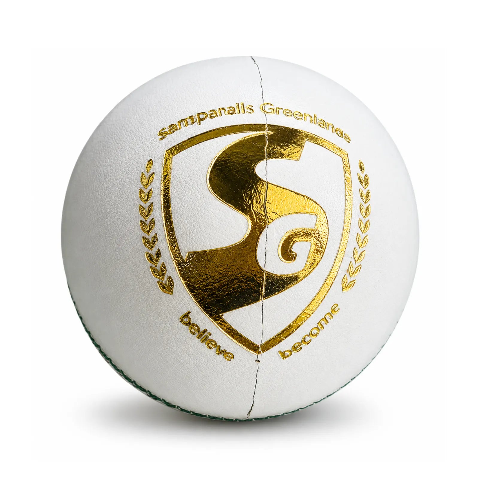 SG SHIELD 30 White Cricket Leather Ball