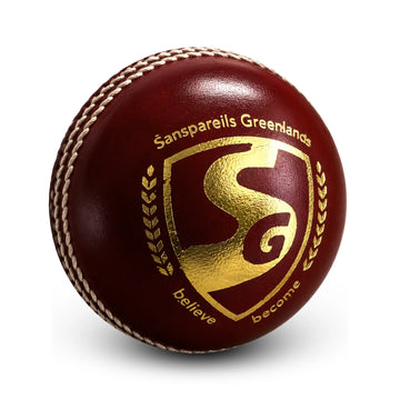 SG TEST Red Cricket Leather Ball
