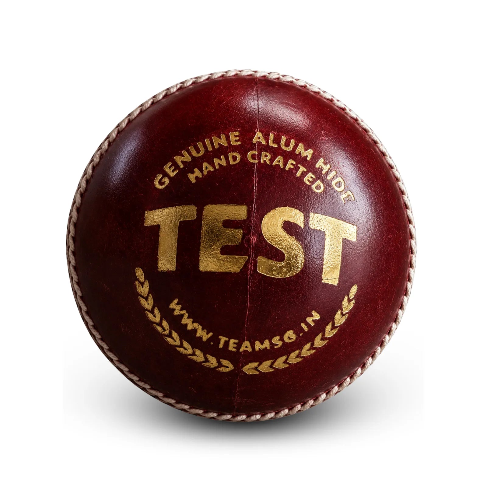 SG TEST Red Cricket Leather Ball