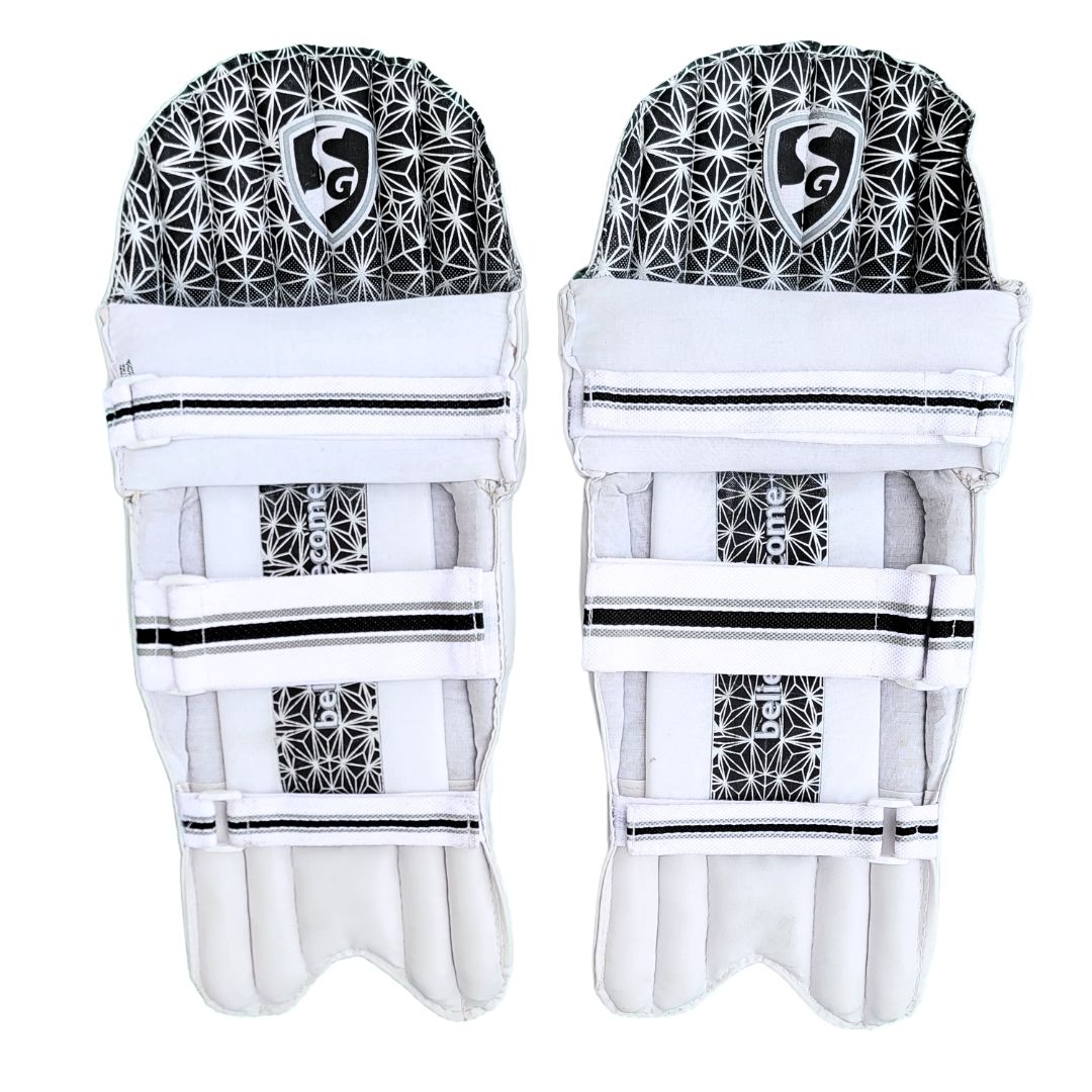 SG Shield Cricket Batting Pads for Juniors – White