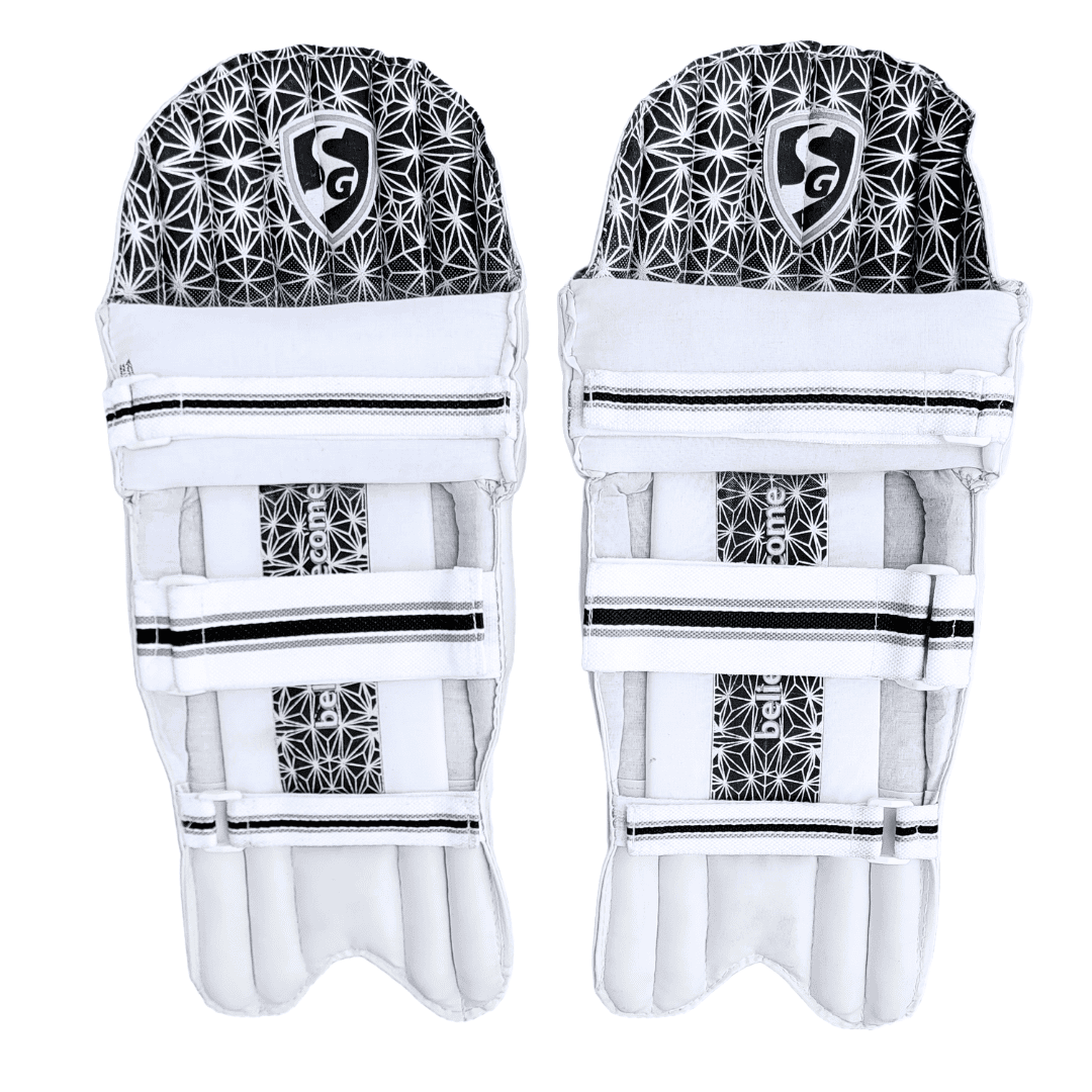 Adjustable straps on SG Shield pads for a secure and snug fit.