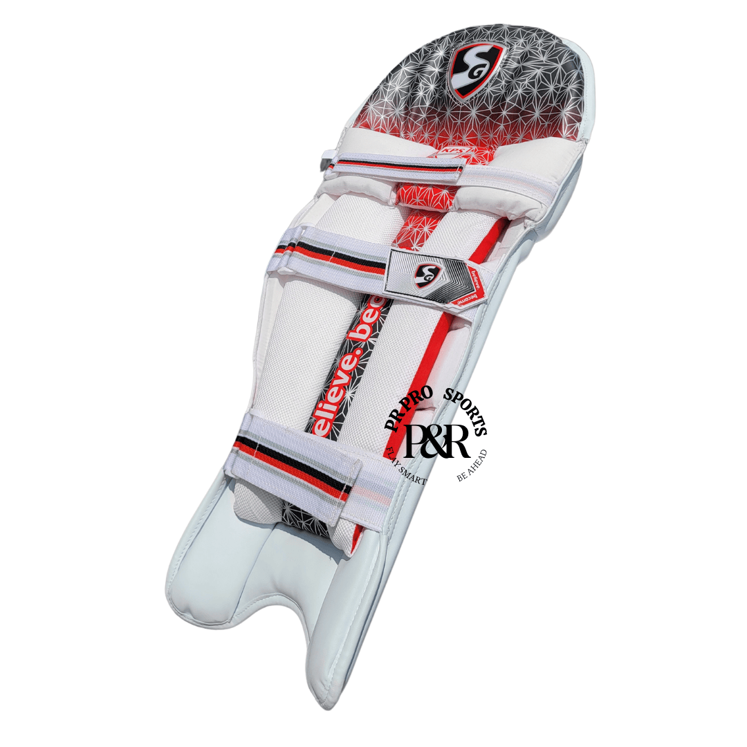 SG Players Xtreme Batting Leg Guard – Premium protection with PU build, knee reinforcement, and adjustable straps for a secure fit.
