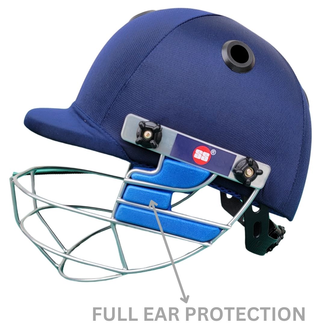 SS Cricket Helmet - Ear Protection Features