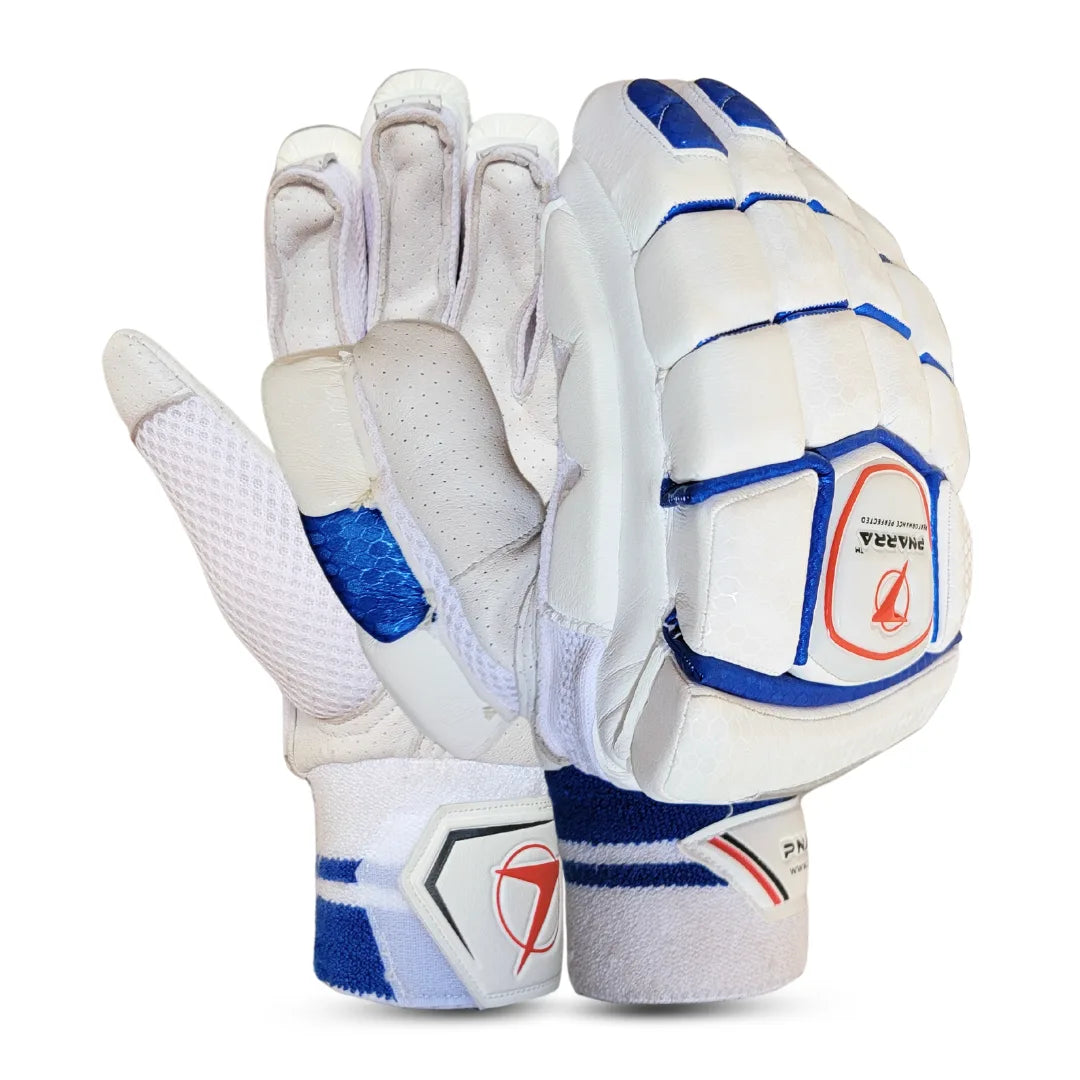 PNARRA Original Batting Gloves | White\Blue