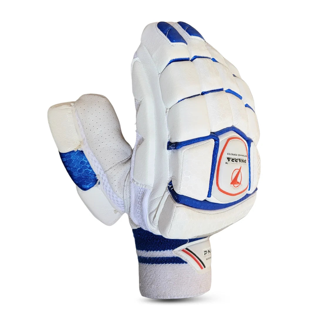 PNARRA Original Batting Gloves | White\Blue
