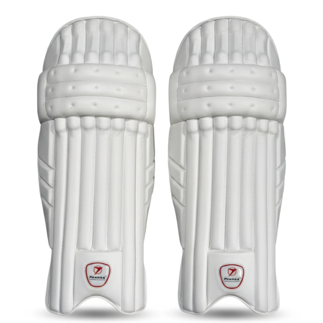 PNARRA Cricket Batting Leg Guard - White