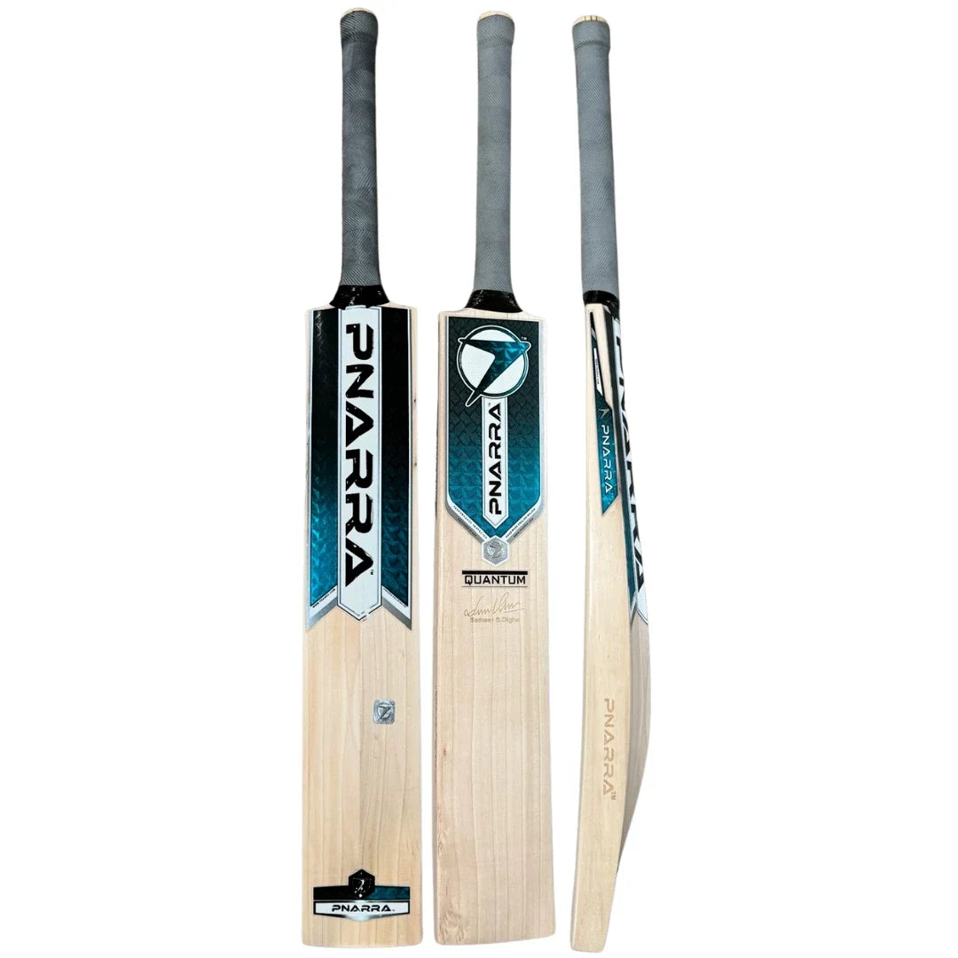PNARRA QUANTUM Grade A English willow cricket bat – front view