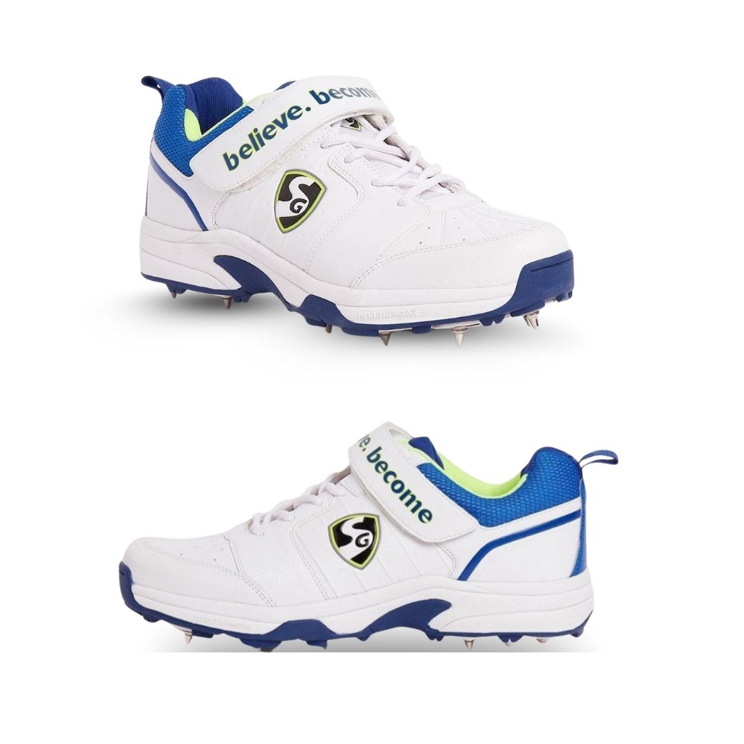 SG Sierra 2.0 Cricket Shoes with metal spikes