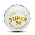 SG Super 50 White Cricket Leather Ball
