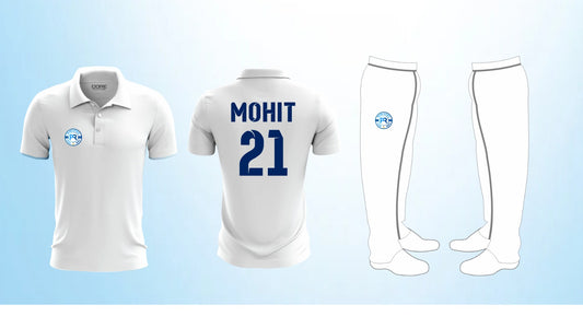 White Uniform - Jersey and Trouser Set