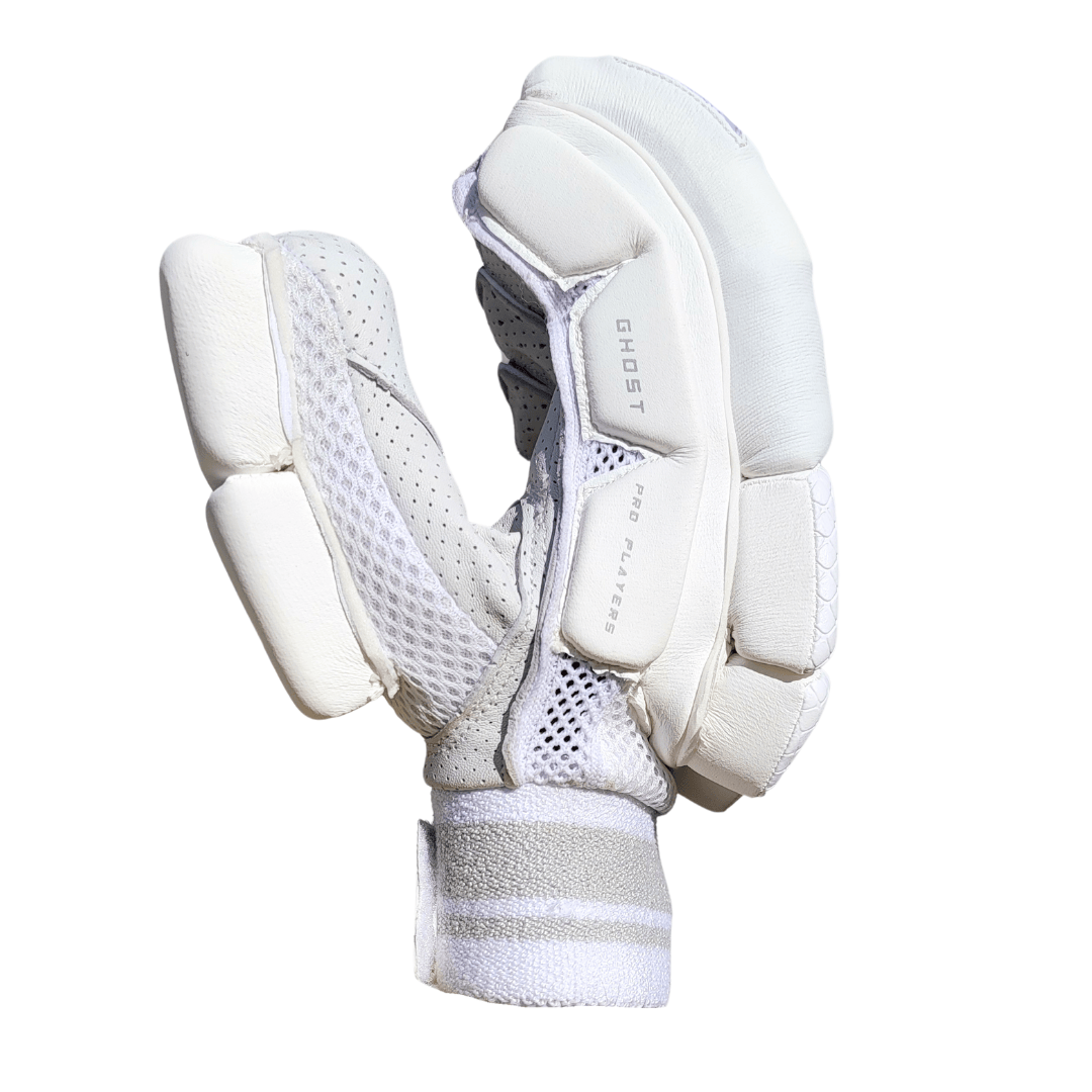 Kookaburra Ghost Pro Players Batting Gloves – Premium leather cricket gloves with reinforced finger protection.