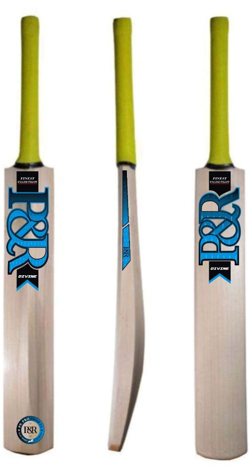 P & R Divine Finest English Willow Cricket Bat - Grade 1