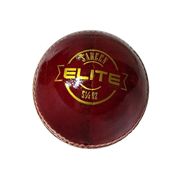 SS Ton Cricket Leather Red Ball showcasing the smooth finish and durable leather construction.